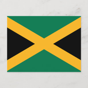 Jamaicaanse vlag briefkaart