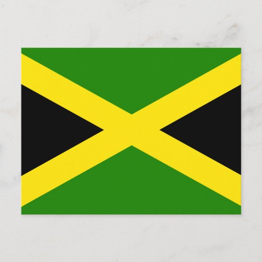 Jamaicaanse vlag briefkaart (Voorkant)