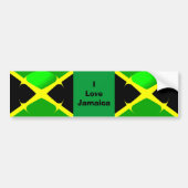 Jamaicaanse vlag bumpersticker (Voorkant)