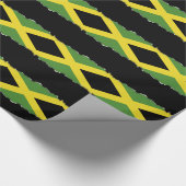 Jamaicaanse vlag cadeaupapier (Hoek)