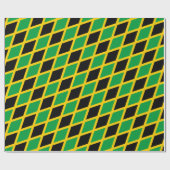Jamaicaanse vlag cadeaupapier (Vlak)