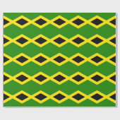 Jamaicaanse vlag cadeaupapier (Vlak)