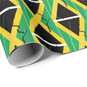 Jamaicaanse vlag cadeaupapier