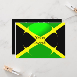 Jamaicaanse vlag elke keer kaart