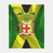 Jamaicaanse vlag fleece deken (Voorkant)