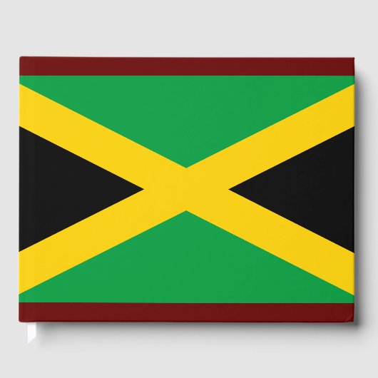 Jamaicaanse vlag gastenboek (Voorkant)