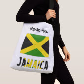 Jamaicaanse vlag gepersonaliseerd crossbody tas (Dichtbij)