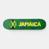Jamaicaanse vlag glimlachen skateboard (Horizontaal)