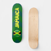 Jamaicaanse vlag glimlachen skateboard (Voorkant)