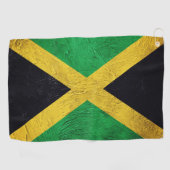 Jamaicaanse vlag golfhanddoek (Horizontaal)