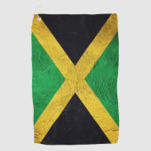 Jamaicaanse vlag golfhanddoek (Voorkant)