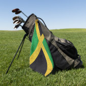 Jamaicaanse vlag golfhanddoek (Groen)