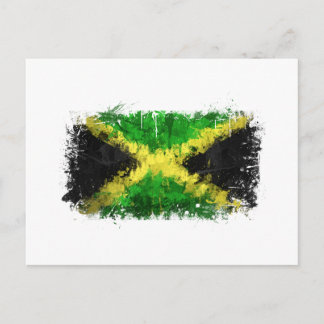 Jamaicaanse vlag Graffiti Briefkaart