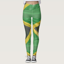Jamaicaanse vlag groene yoga broek