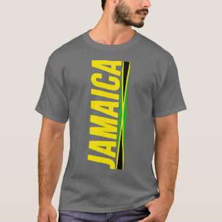 Jamaicaanse vlag Jamaica Color Love Gift Souvenir T-shirt