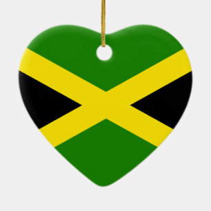 Jamaicaanse vlag keramisch ornament
