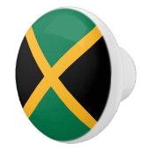 Jamaicaanse vlag keramische knop (Rechts)