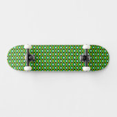 Jamaicaanse vlag kleuren harten patroon patriottis skateboard (Horizontaal)