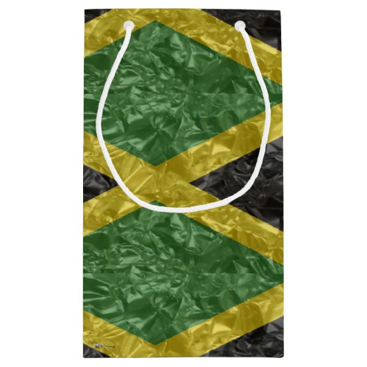 Jamaicaanse vlag - Kreukelen Klein Cadeauzakje (Achterkant)