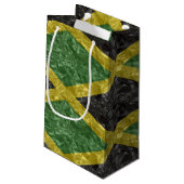 Jamaicaanse vlag - Kreukelen Klein Cadeauzakje (Achterkant Gekanteld)