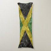 Jamaicaanse vlag - Kreukelen Lichaamskussen (Voorkant Verticaal)