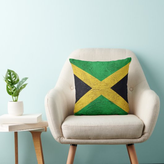 Jamaicaanse vlag kussen (Stoel)