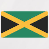 Jamaicaanse vlag labels (Design 1)