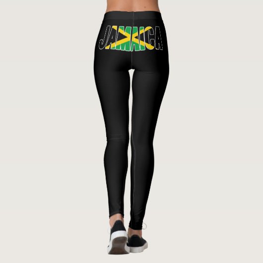 Jamaicaanse vlag leggings (Achterkant)