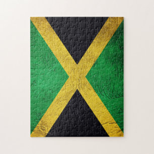 Jamaicaanse vlag legpuzzel