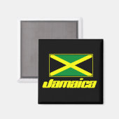 Jamaicaanse vlag magneet (Voorkant / Achterkant)