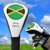 Jamaicaanse Vlag & Monogrammed Golfclubs Hoesjes Golfheadcover