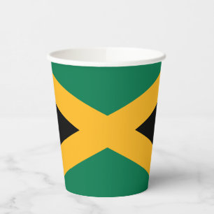 Jamaicaanse vlag papieren bekers