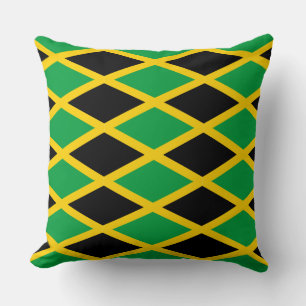 Jamaicaanse vlag patroon kussen
