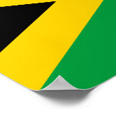 Jamaicaanse vlag poster (Hoek)