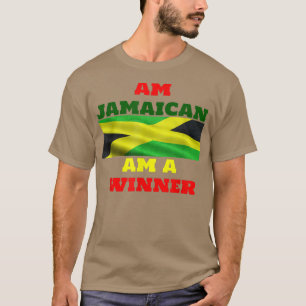 Jamaicaanse vlag souvenir voor motivatie van winna t-shirt