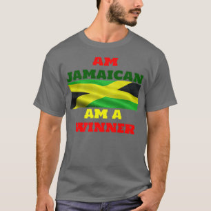Jamaicaanse vlag souvenir voor motivatie van winna t-shirt