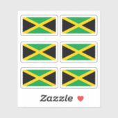 Jamaicaanse vlag sticker (Vel)