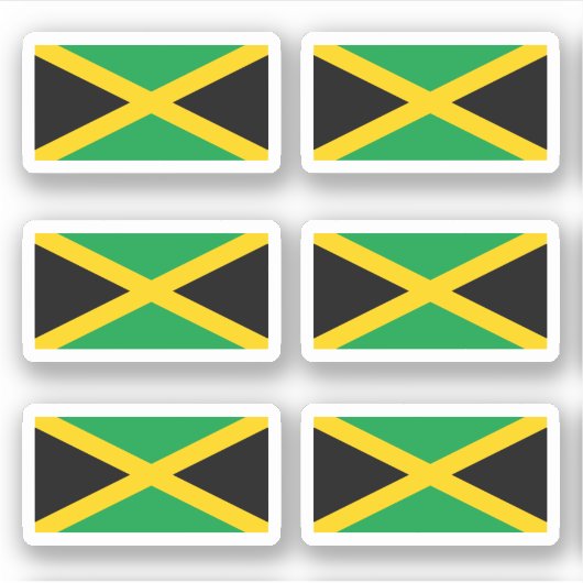Jamaicaanse vlag sticker (Voorkant)