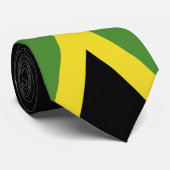 Jamaicaanse vlag stropdas (Opgerold)