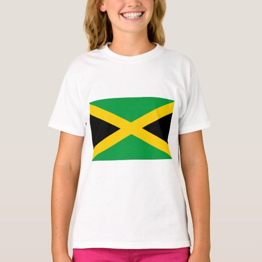 Jamaicaanse vlag t-shirt (Voorkant)