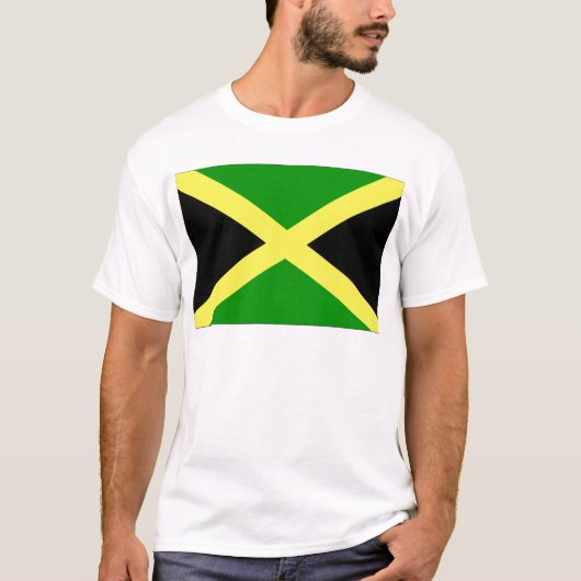 Jamaicaanse vlag t-shirt (Voorkant)