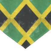 Jamaicaanse vlag tafelkleed (Gekanteld)