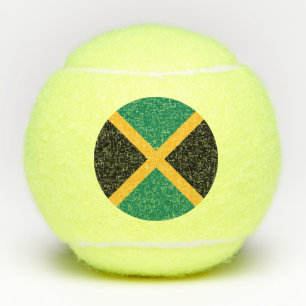 Jamaicaanse vlag tennisballen