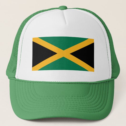 Jamaicaanse vlag trucker pet (Voorkant)