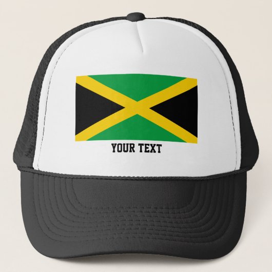 Jamaicaanse vlag trucker pet (Voorkant)