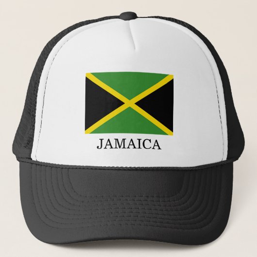 Jamaicaanse vlag trucker pet (Voorkant)
