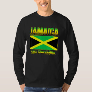 Jamaicaanse vlag van Jamaica Caribbean Island No p T-shirt