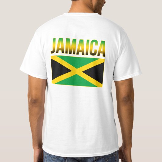Jamaicaanse vlag van Jamaica T-shirt (Achterkant)