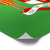 Jamaicaanse wapenschild poster (Hoek)