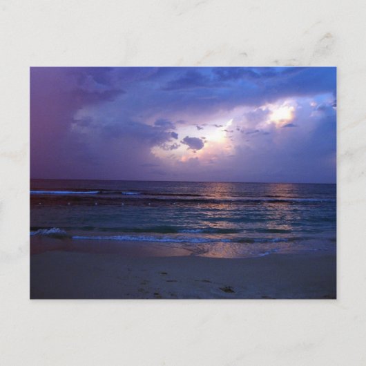 Jamaicaanse Zonsondergang Briefkaart (Voorkant)